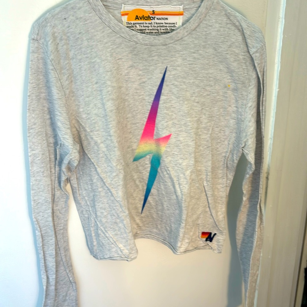 Aviator nation long sleeve tee